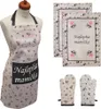 Home Elements Set Schürze, Topflappen, 2 Geschirrtücher Produktbild-Vorschau 1