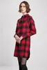 Urban Classics Ladies - Koszula flanelowa w kratę czerwona Podgląd zdjęcia produktu 1