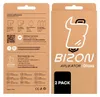 The image shows the front and back of a product package for a Bizon Glass Applicator. Produktbild-Vorschau