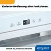 Close-up of a refrigerator control panel with digital display and icons. Produktbild-Vorschau