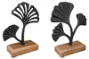 Gilde, relief mural, Ginkgo, "Ginkgo", aluminium, bois de Voir les images du produit 1
