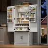 Hoge kast, wit, met bewegingssensor, verstelbare planken, Productafbeelding-voorbeeld 8