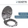 SCHÜTTE MDF WC sedátko dřevěné jádro GREY STEEL, WC sedátko Náhled obrázku produktu 3