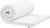 A white mattress topper rolled up on one side and unrolled on the other, displayed on a white background. Anteprima dell’immagine prodotto