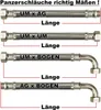 AWM Edelstahl Flexschlauch (DN8) 1/2" ÜM x 1/2" ÜM - 150 cm Produktbild-Vorschau 4
