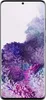 A front-on view of a Samsung Galaxy S20+ smartphone with a colorful, abstract wallpaper displayed on the screen. Produktbild-Vorschau