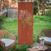 Kovová zástena na ochranu súkromia - 160 cm x 50 cm - Náhľad obrázku produktu 2