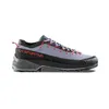 TX4 Evo Woman Approach Schuh von La Sportiva in Grau und Schwarz mit roten Schnürsenkeln. Produktbild-Vorschau