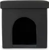 Relaxdays Hundebox Sitzhocker, HBT:38x38x38cm, stabiler Produktbild-Vorschau 8