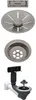 Set di accessori per scarico a pavimento, colore bianco, Anteprima dell’immagine prodotto 1