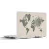 MuchoWow® Laptop Aufkleber Sticker Cover Weltkarte - Tiere Produktbild-Vorschau 1