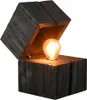 Lampada da tavolo Treasure nera 1xE14x10W in legno, Anteprima dell’immagine prodotto 1