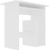 vidaXL Bureau blanc 80x45x74 cm bois composite Voir les images du produit 10