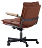 Kancelárska stolička, kožená, ergonomická, otočná, stolička Náhľad obrázku produktu 5