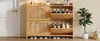 Schuhschrank Schuhkipper 90x120x24 cm mit 4 Klapptüren & 8 Produktbild-Vorschau 8