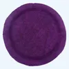 HOMESCAPES Runde Battematte lila 80 cm aus 100% Baumwolle Produktbild-Vorschau 1