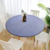 Runde Vinyl-Tischdecke mit elastischem Rand, wasserdichte, Produktbild-Vorschau 1