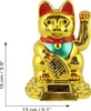 Glückskatze Zeichen Glücksbringer - Maneki neko - Solar Produktbild-Vorschau 5