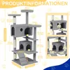 XINZI Škrabadlo pre mačky Stabilný strom pre mačky s Náhľad obrázku produktu 2