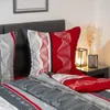 Casa Colori Microfaser Seersucker Bettwäsche - rot grau Produktbild-Vorschau 3