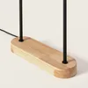 Stehlampe Metall und Stoff Elliptica Schwarz Produktbild-Vorschau 5