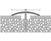 Prinz Übergangsprofil Ferro-Messing gelocht 30 x 1000 mm Produktbild-Vorschau 2