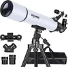 Teleskop 80mm Aperture Astronomie Refraktor Telescope für Produktbild-Vorschau 1