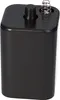 A black 6V block battery with a silver spring on top. Anteprima dell’immagine prodotto