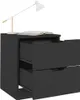 VidaXL 326726, Schwarz, MDF-Platten, Holz, 400 mm, 400 mm, Produktbild-Vorschau 6