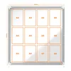 Vitrine d'affichage avec porte rabattable 12x A4 blanc NOBO Voir les images du produit 8