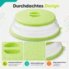 Mikrowellen Abdeckhaube 26 cm, Farbe:Grün Produktbild-Vorschau 6