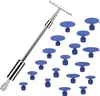 A set of dent removal tools, including a slide hammer and various suction cups, arranged on a white background. Produktbild-Vorschau