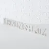 Deko-Aufsteller - Weiß - MDF - 60 x 8 cm Produktbild-Vorschau 2