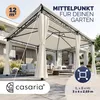 CASARIA Pavillon Topas 3x4 m mit Seitenteilen, Creme Produktbild-Vorschau 3