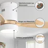 Sofucor 132 cm Deckenventilator zur Unterputzmontage mit Produktbild-Vorschau 6