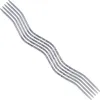 A set of five double-pointed knitting needles arranged in a wavy pattern against a white background. Produktbild-Vorschau
