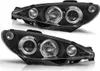 Scheinwerfer Angel Eyes passend für Peugeot 206 Bj. 98-06 Produktbild-Vorschau 1