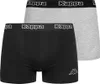 2er Pack Kappa Trunk Boxershorts 002 schwarz/grau M Produktbild-Vorschau 2