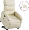 vidaXL Relaxsessel mit Aufstehhilfe Elektrisch Creme Produktbild-Vorschau 1
