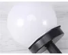 Verk 12285 Lampe solaire de jardin boule blanche, 10 cm, Voir les images du produit 2