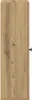 A close-up side view of a wooden cabinet door with a dark knob. Podgląd zdjęcia produktu