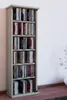 Scaffale CD in legno | Armadio CD salvaspazio con porte in Anteprima dell’immagine prodotto 5