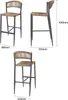 Bolero Eden PE Twist Rattan Outdoor Barhocker Natur (2 Produktbild-Vorschau 5