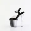FLAMINGO-808T-1 Damen Sandale von Pleaser, Smoke-Schwarz EU Produktbild-Vorschau 3