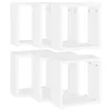 The Living Store Würfelregale 6 Stk. Weiß 30x15x30 cm Produktbild-Vorschau 5