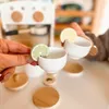 Kinder Kaffee- und Teemaschine aus Holz mit Zubehör, Produktbild-Vorschau 7
