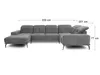 OXM Ecksofas Neviro nube 03 350 x 77 x 69 cm Produktbild-Vorschau 2