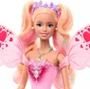 Mattel Barbie-Puppe Fee mit Spielzeugzauberstab und Produktbild-Vorschau 2