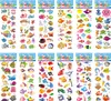 Meer Sticker, 12 Blatt Kinder Sticker,Meerestiere 3D Produktbild-Vorschau 1