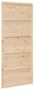 Porte de grange Nature 100 x 2,5 x 208 cm en pin massif Voir les images du produit 1